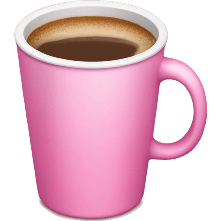 Pink coffee cup  emoji