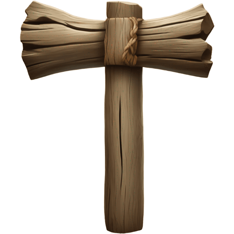 wooden stake emoji