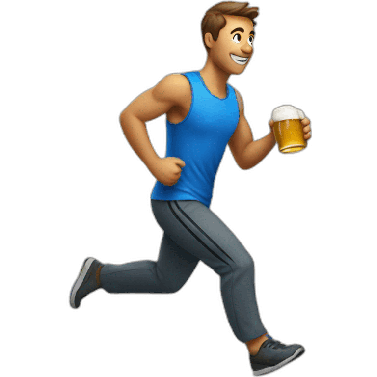 beer runner emoji