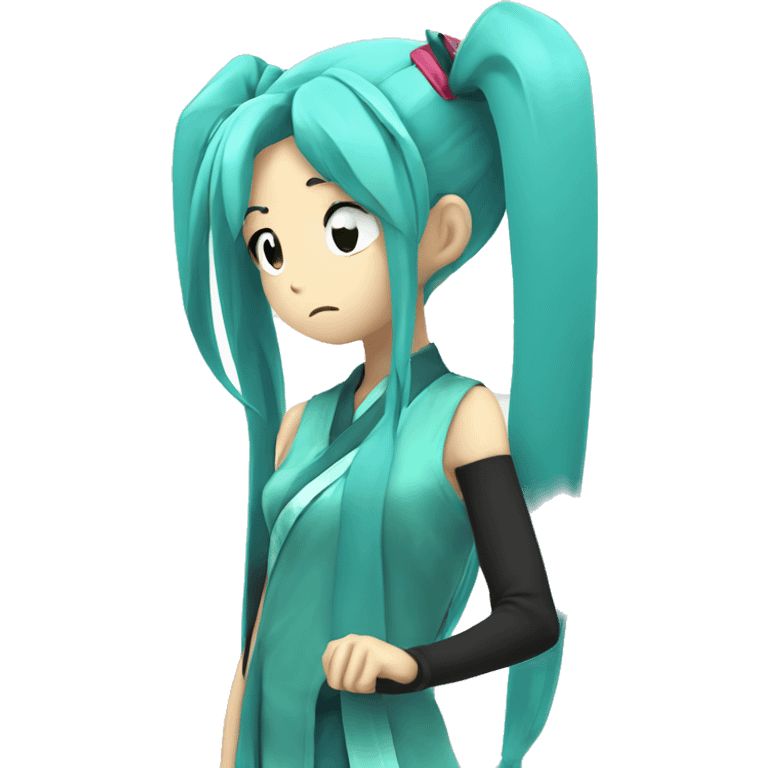 Hatsune miku  pensive emoji