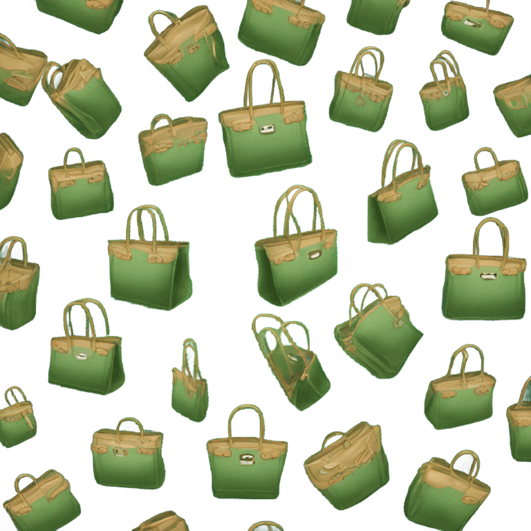 Dark green birkin bag  emoji