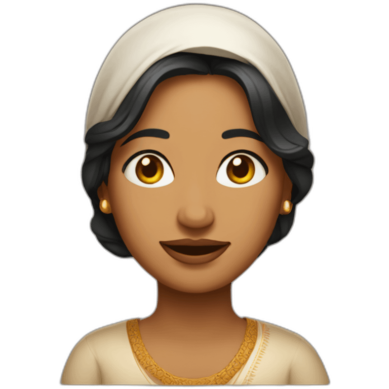 Mujer India americana emoji