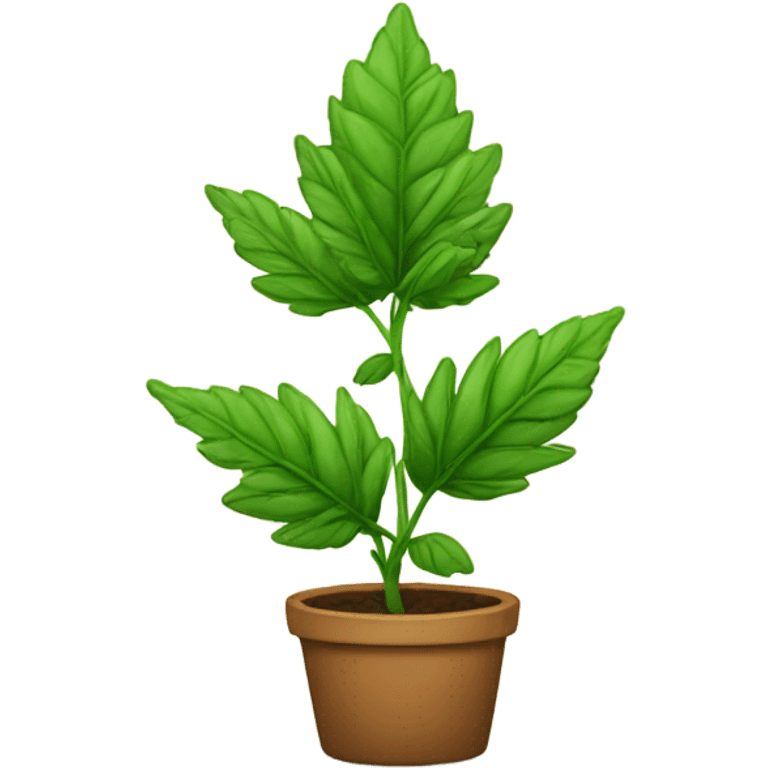 Weed plant emoji