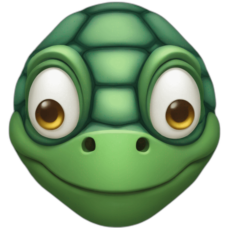 Tortue visage emoji