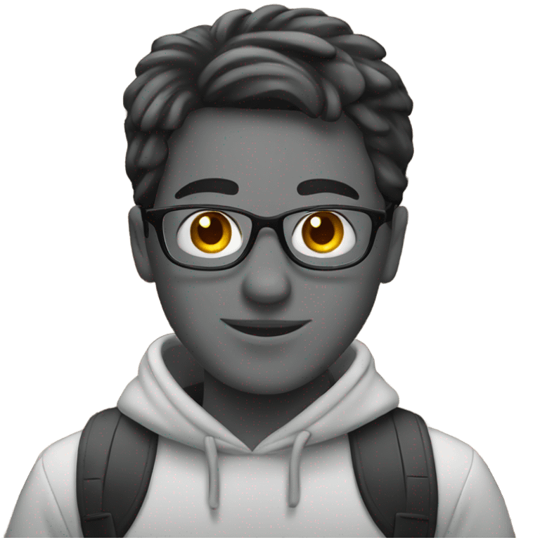 A student in the library emoji