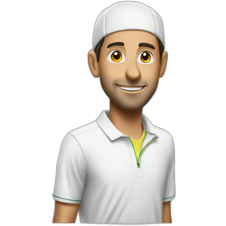 tennis player djokovic emoji