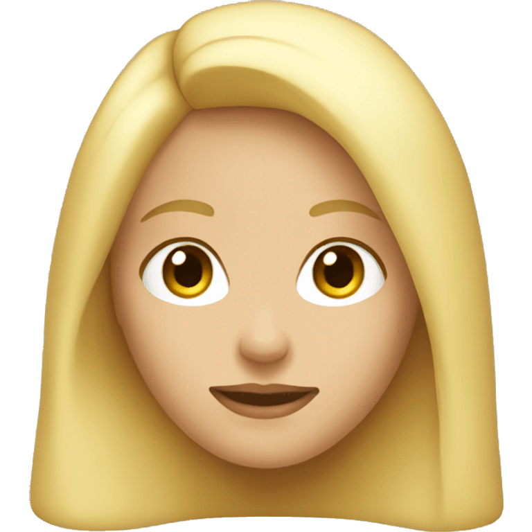 Blonde girl emoji