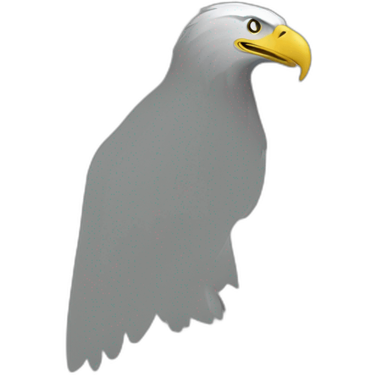 Bald eagle logo emoji