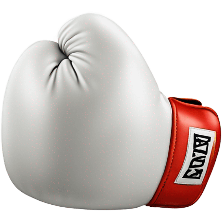 White boxing glove emoji