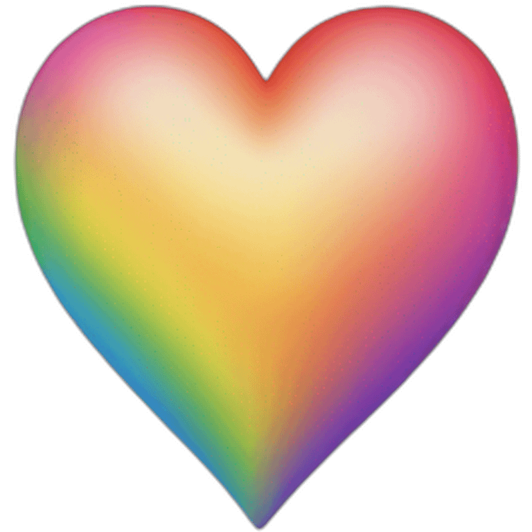 rainbow heart emoji