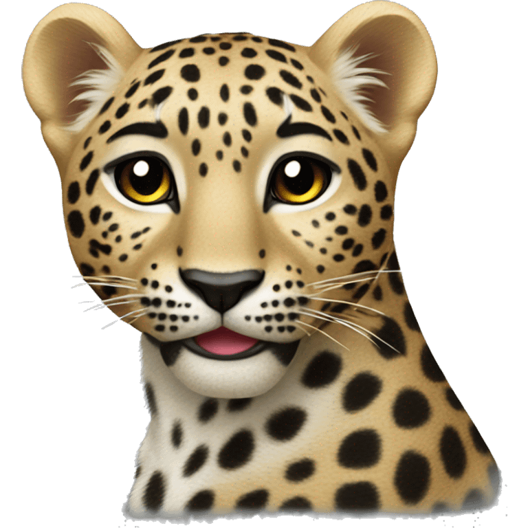 Cœur leopard  emoji