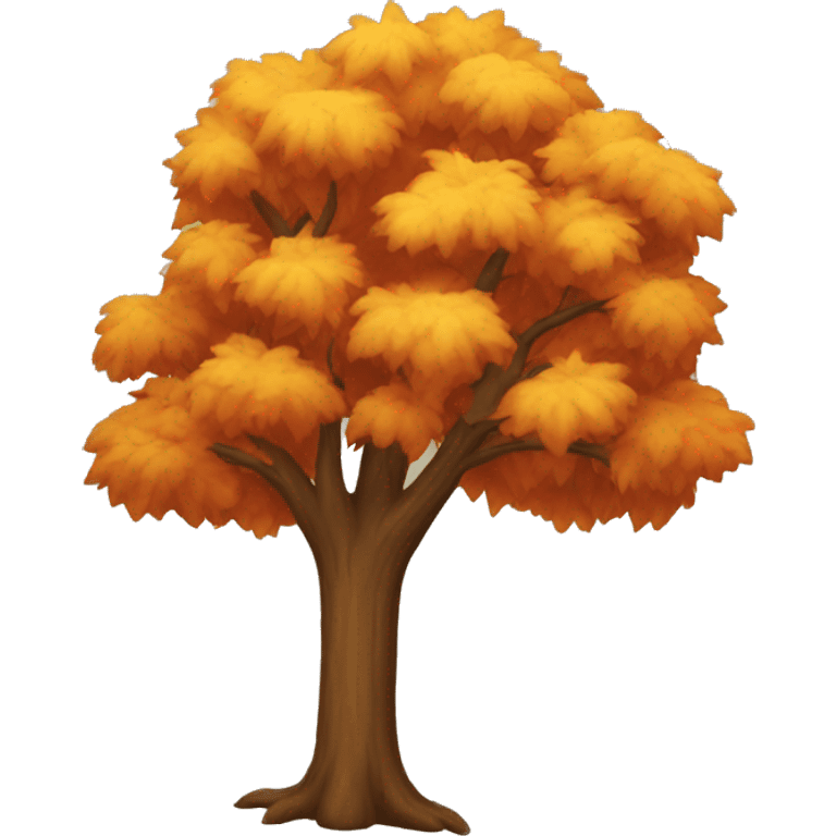 Fall tree emoji