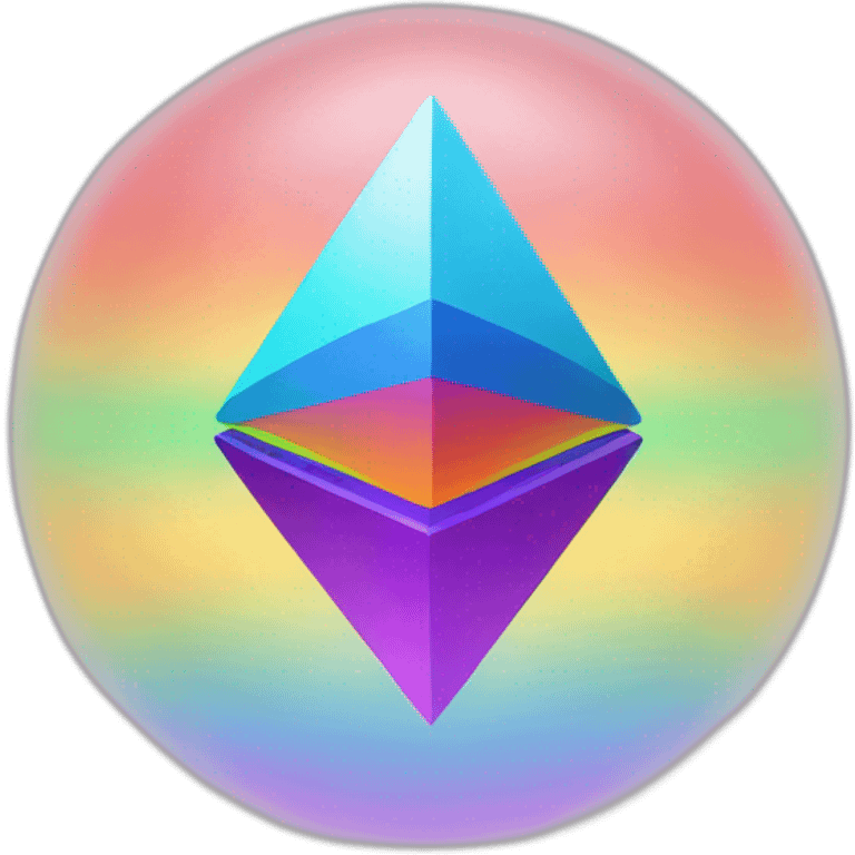 ethereum symbol rainbow emoji