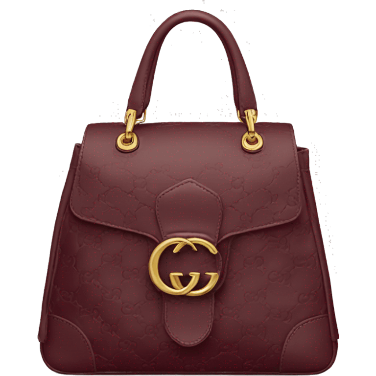 Gucci bag Burgundy emoji