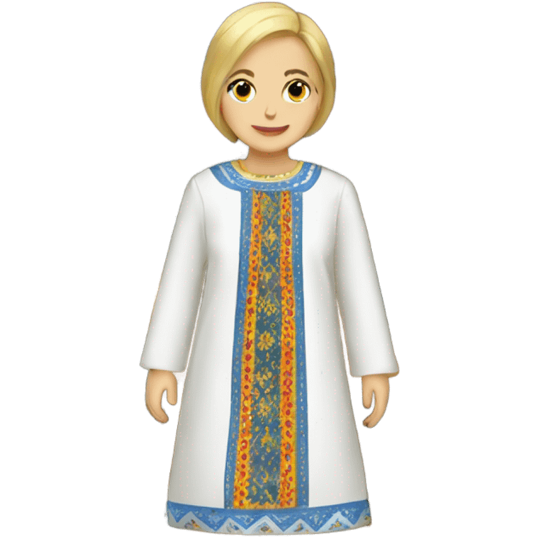 Ukrainian dress emoji