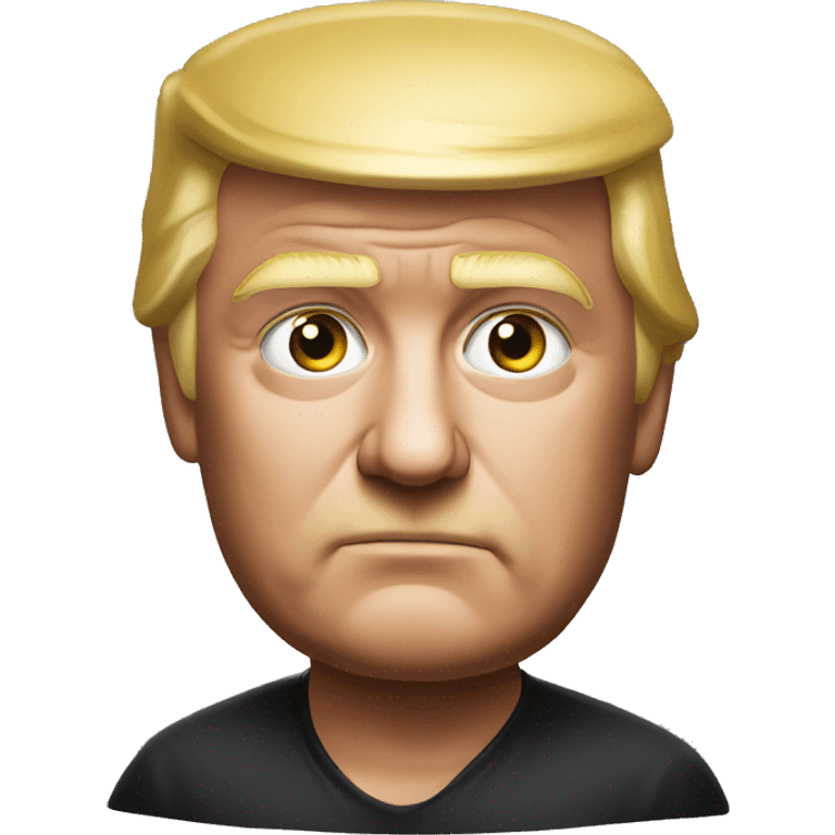 TRUMP photorealistic serious emoji