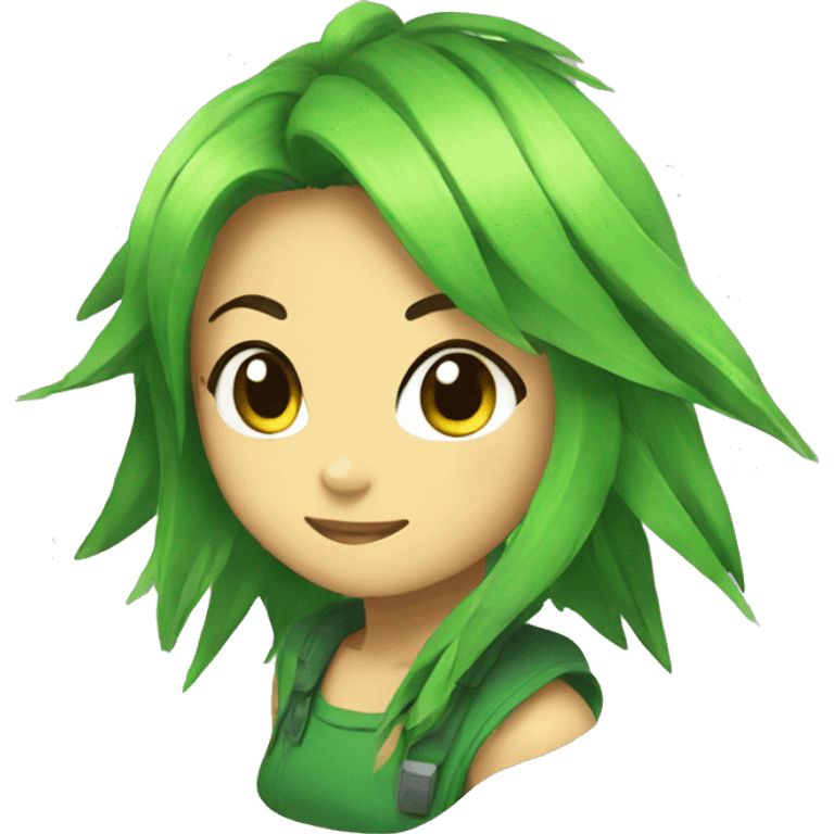 grass pokemon girl emoji