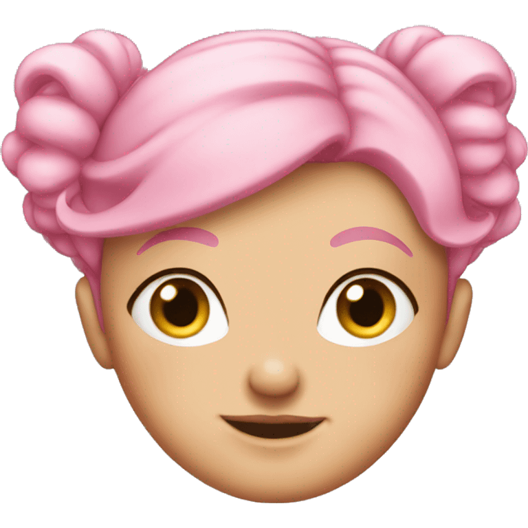 fat beautiful pink haired princess emoji