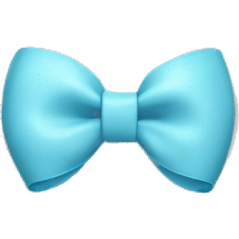 pastel blue bow emoji