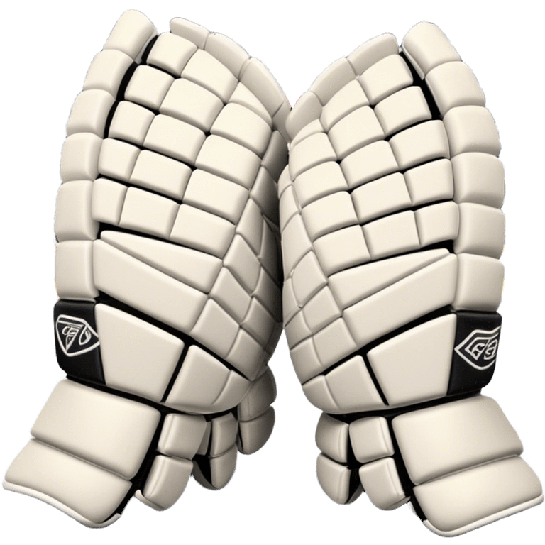 Cinematic Realistic image of goalie gloves showcasing detailed fabric textures and intricate grip patterns, rendered against a blurred goal backdrop with focused, high-contrast lighting that accentuates their essential design emoji