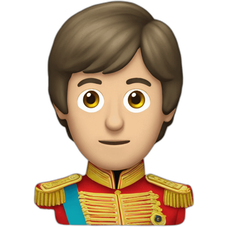 Paul McCartney head sgt pepper era emoji