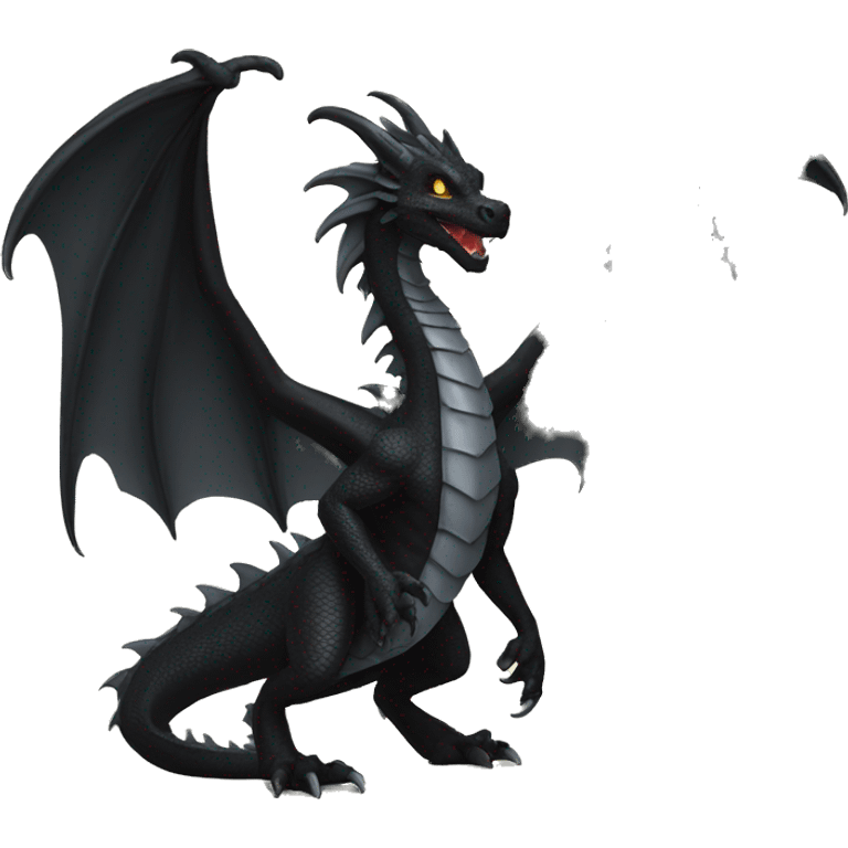 Black dragon emoji