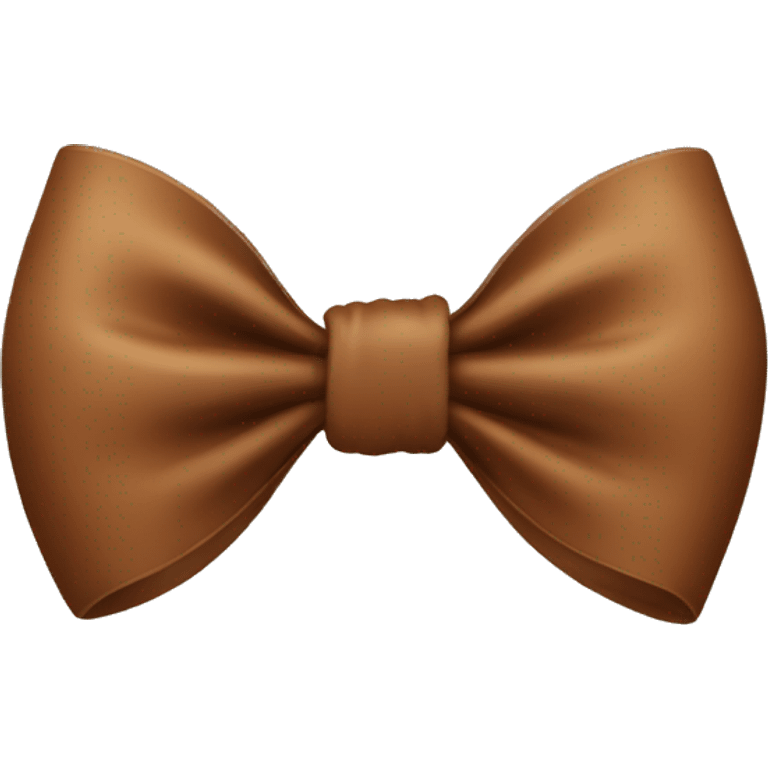 Brown bow emoji