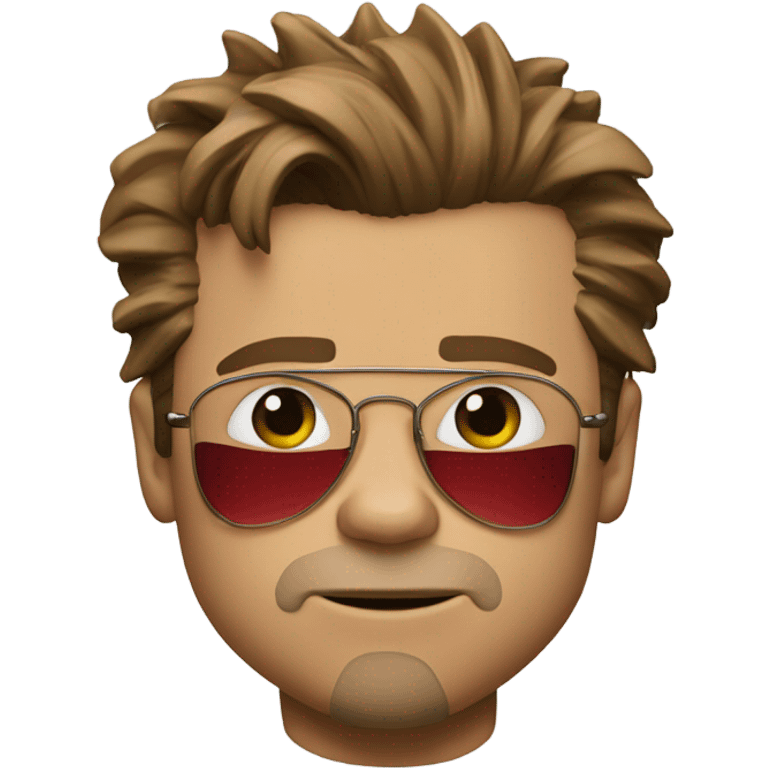 Brad Pitt from the movie "fight club" emoji