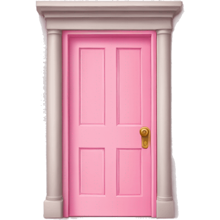 pink door written with heaven emoji