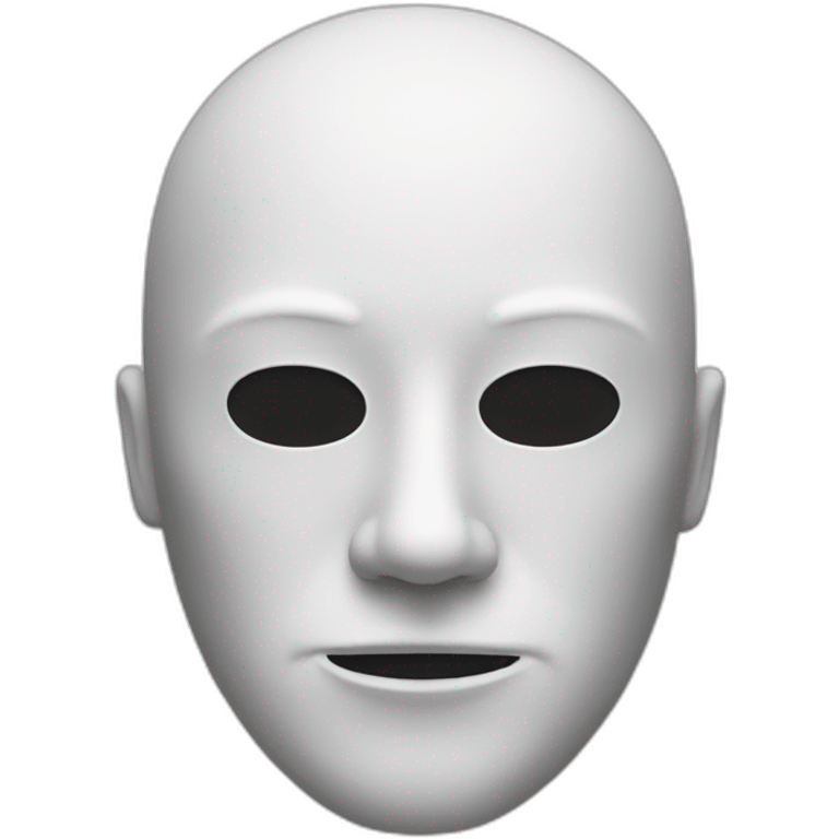 white masks man emoji