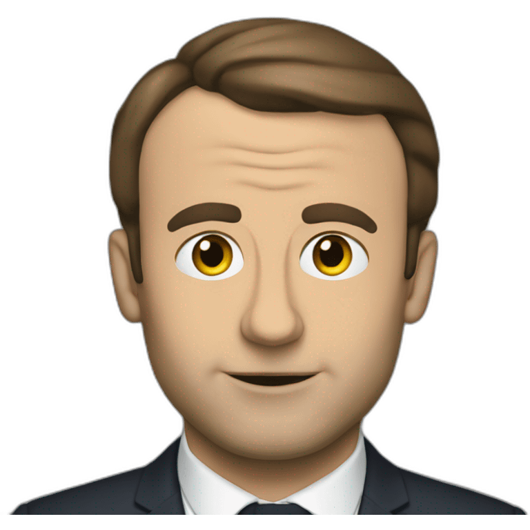 Macron fume emoji