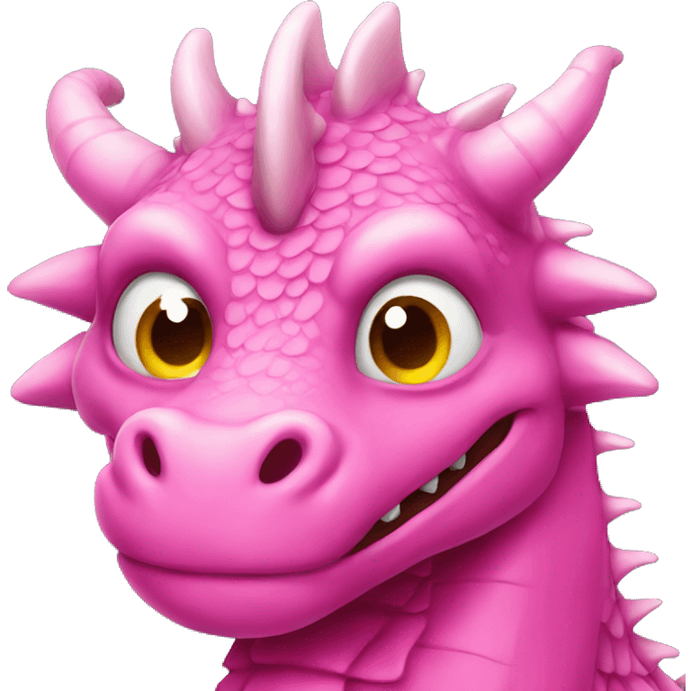 Pink dragon  emoji