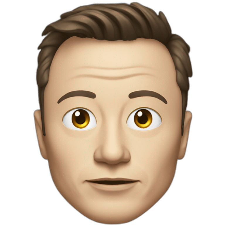 Elon musk as alien emoji