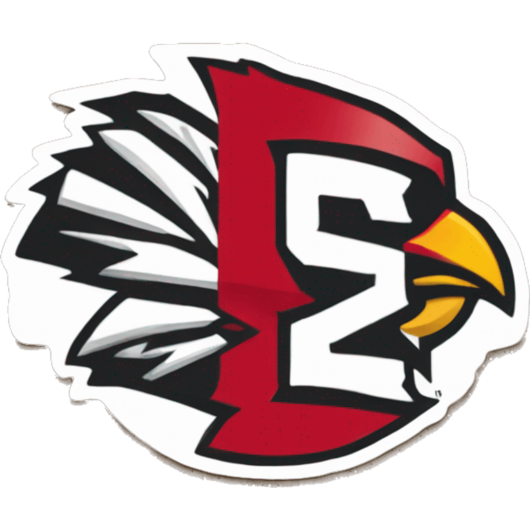 Illinois state unversity cardinalhead logo emoji