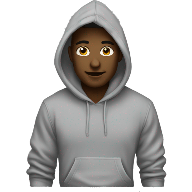 hoodie grey emoji