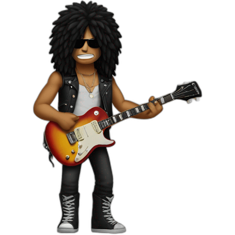 Slash full body with guitar emoji