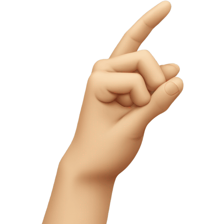 Sign language c emoji