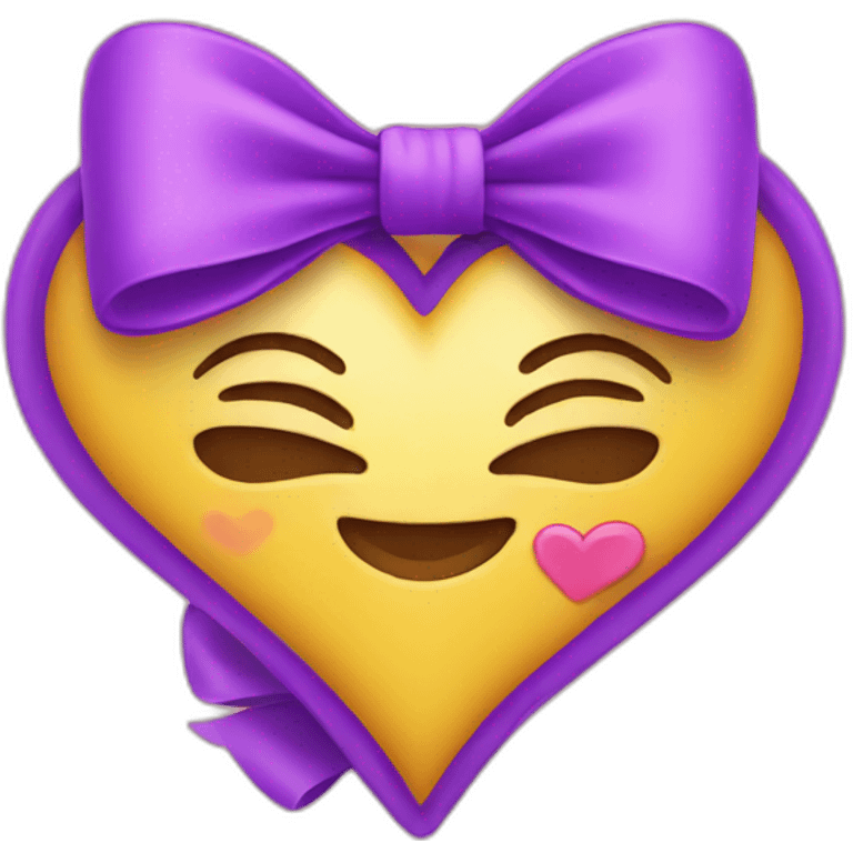 Heart with bow  emoji