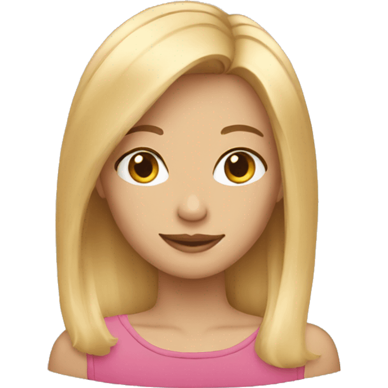 Blonde girl emoji