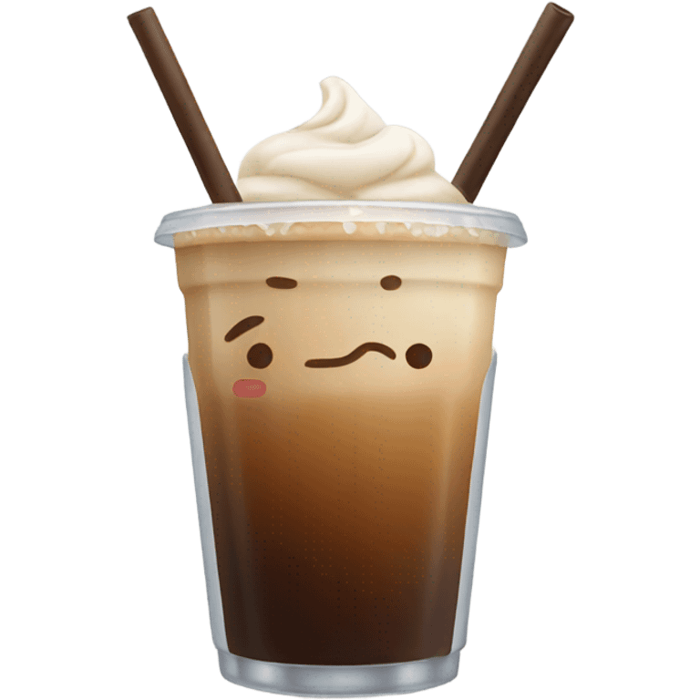 Ice coffee emoji