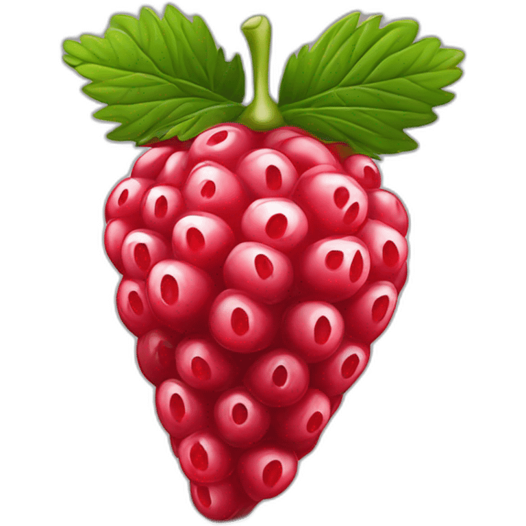 Fraise framboise myrtille emoji