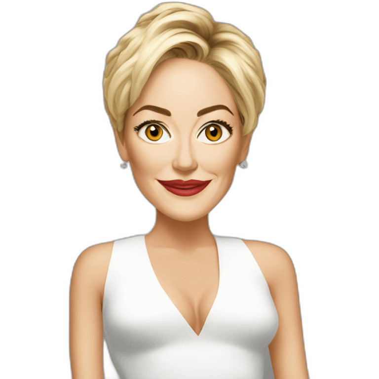 Sharon stone emoji