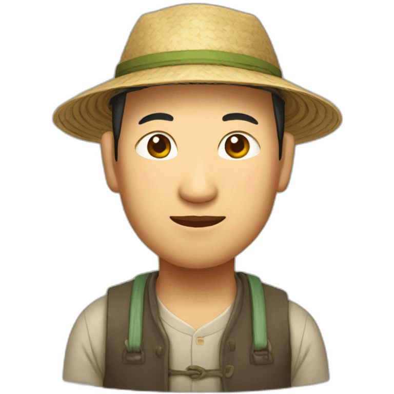 Chinese farmer emoji