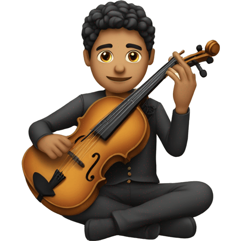 person playing strings (spanished dressed) emoji