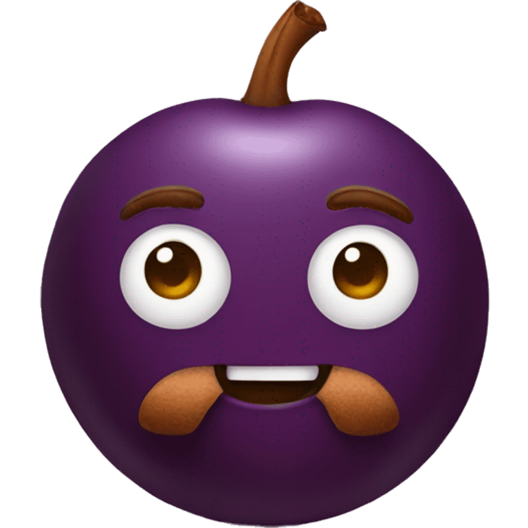 Plum and cinnamon  emoji