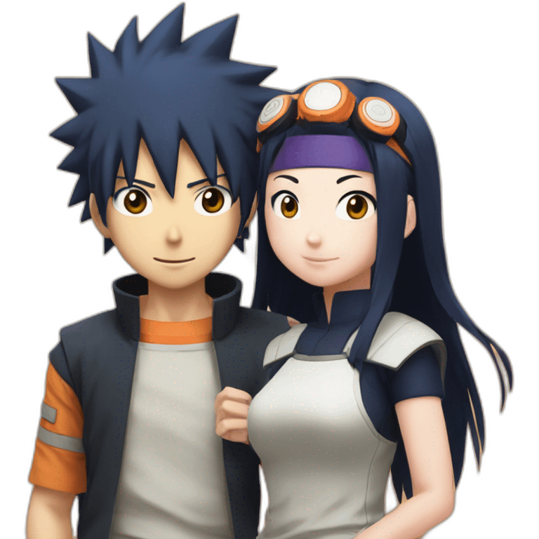 Naruto and hinata emoji