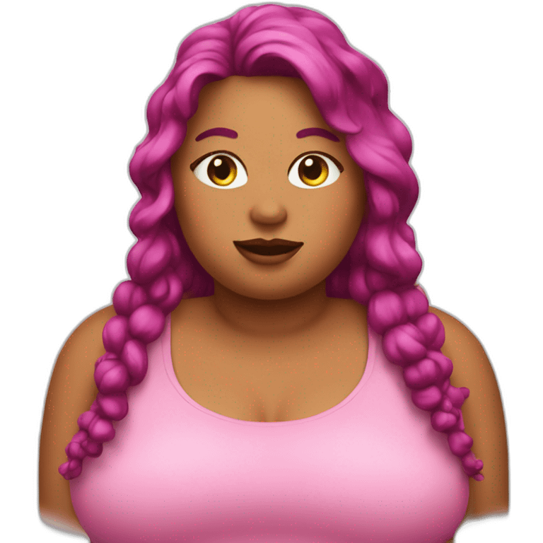 star carby pink fat style emoji