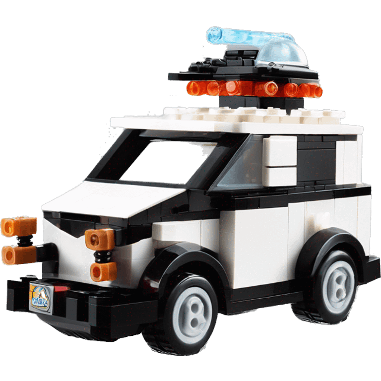 1/18 Lego Barbie dream nightmare vw bug rv camper Haunted Cabin Darth Vader’s ice cube race car with bright white headlights and light saber bumpers  emoji