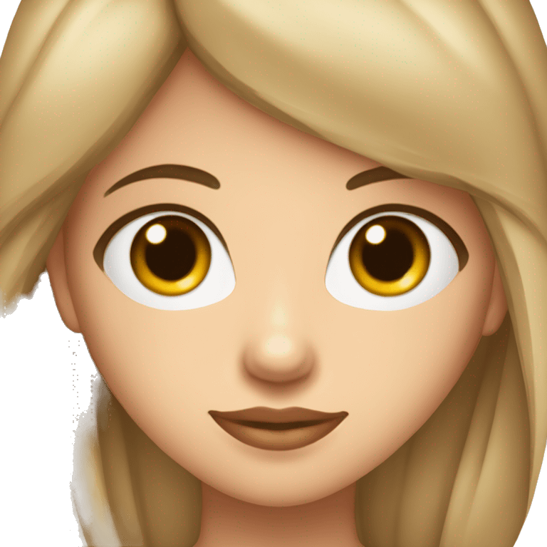 Moi une fille avec les yeux brun la peau blanche des cheveux bruns un col roulés et des lunette emoji