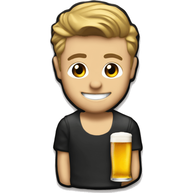 Justin bieber trinket ein bier emoji